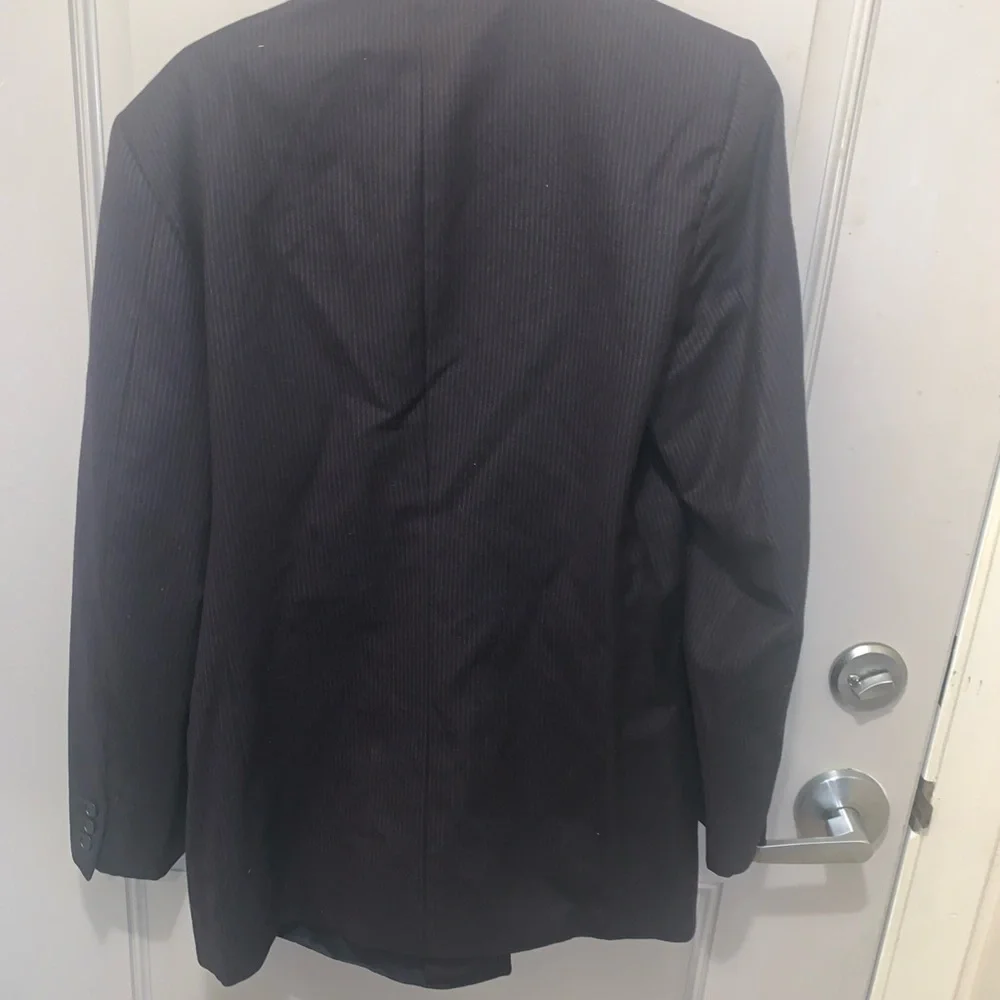 Lido Pinstripe 100%Worsted Wool Blazer Size 40